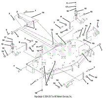 Mounting Arms, Link Chains, And Deck Bumpers