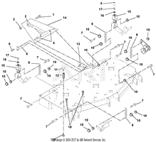 Mounting Arms, Link Chains, And Deck Bumpers