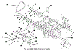 Hydrostatic Pumps, Idlers And Belt