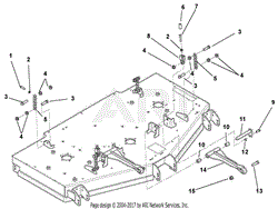 Mounting Arms, Link Chains, And Deck Bumpers