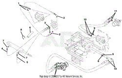 Deck Lift And Motor To Pump Circuit