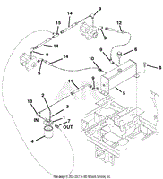 Hydraulic Tank, Filter And Pump To Tank Circuit