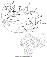 Hydraulic Tank, Filter And Pump To Tank Circuit