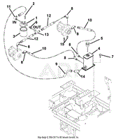 Hydraulic Tank, Filter And Pump To Tank Circuit