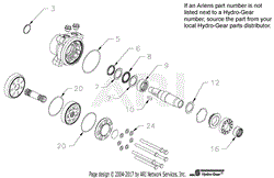 Hydro-Gear Wheel Motor