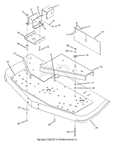 72&quot; MOWER DECK - REAR DISCHARGE