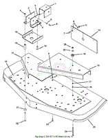 72&quot; MOWER DECK - REAR DISCHARGE