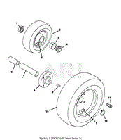 FRONT AND REAR WHEELS