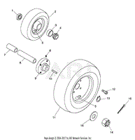 FRONT AND REAR WHEELS