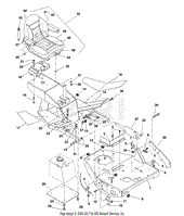 Frame, Sulky Frame And Seat