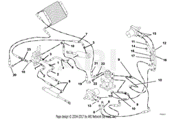 Pump To Lift Cylinder, Motors, Valve, And Oil Cooler