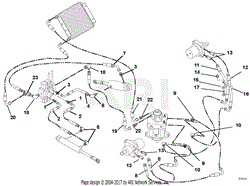 Pump To Lift Cylinder, Motors, Valve, And Oil Cooler