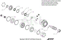 Hydro-Gear Wheel Motor