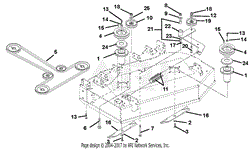 Belts, Spindles, Idlers And Blades - 34&quot;