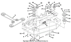 Belts, Spindles, Idlers And Blades - 34&quot;