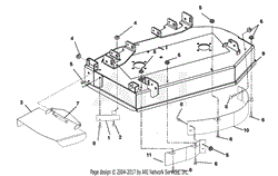 Deck, Discharge Chute and Baffles