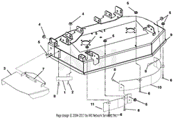 Deck, Discharge Chute And Baffles