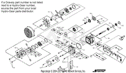 Hydro-Gear Hydrostatic Pump - Left Side