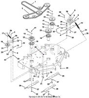 Belts, Spindles, Idlers And Blades - 44&quot;