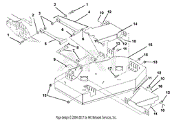 Deck, Mounting Arms And Belt Guards