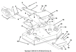 Deck, Mounting Arms and Belt Guards