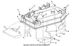 Deck, Discharge Chute and Baffles 2