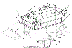 Deck, Discharge Chute and Baffles