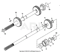 NUMBER NINE SHAFT - PTO CLUTCH