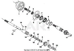 NUMBER ONE SHAFT - FORWARD CLUTCH