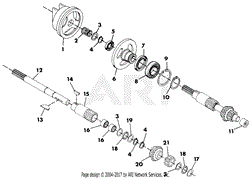 NUMBER ONE SHAFT - FORWARD CLUTCH