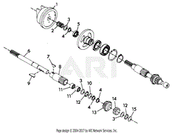 NUMBER ONE SHAFT - FORWARD CLUTCH