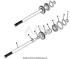 NUMBER NINE SHAFT - PTO CLUTCH