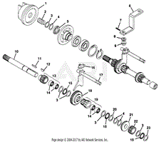 NUMBER ONE SHAFT - FORWARD CLUTCH