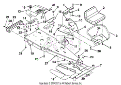 Frame, Hood And Seat