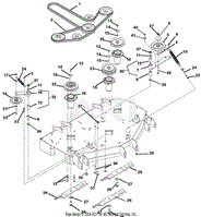 Belts, Spindles, Idlers And Mower Blades - 44&quot; And 48&quot;