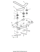 Deck, Belts, Blades And Spindles - 52&quot;