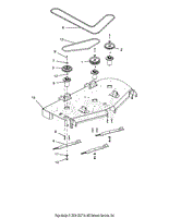 Deck, Belts, Blades And Spindles - 60&quot;