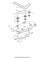 Deck, Belts, Blades And Spindles - 60&quot;