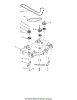 Deck, Belts, Blades, And Spindles - 44&quot;