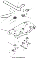 Deck, Belt, Blades And Spindles - 48&quot;