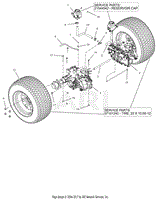 Rear Tires And Transaxles - 44&quot; And 48&quot;