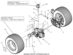 Rear Tires And Transaxles - 52&quot;