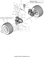 Rear Tires And Transaxles - 52&quot;