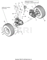 Rear Tires And Transaxles - 42&quot;