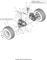 Rear Tires And Transaxles - 42&quot;