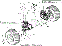 Rear Tires And Transaxles - 42&quot;