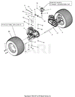 Rear Tires And Transaxles - 60&quot;