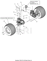 Rear Tires and Transaxles 60&quot;