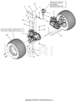 Rear Tires and Transaxles - 60&quot;