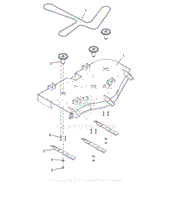 Parts List 11 - Deck, Belt, Blades and Spindles - 52 Inch